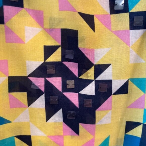 Tory Burch Stephanie Embroidered Tunic Made of 100% cotton, Size 6. - Picture 6 of 7